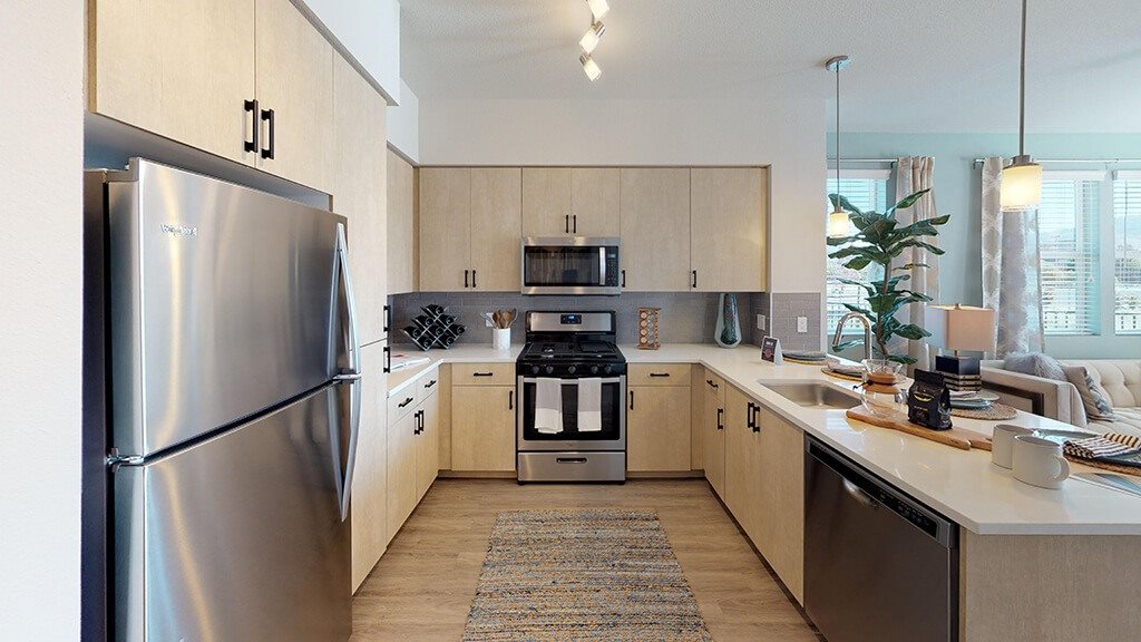 Kitchen at The Braydon Apartments in Napa CA